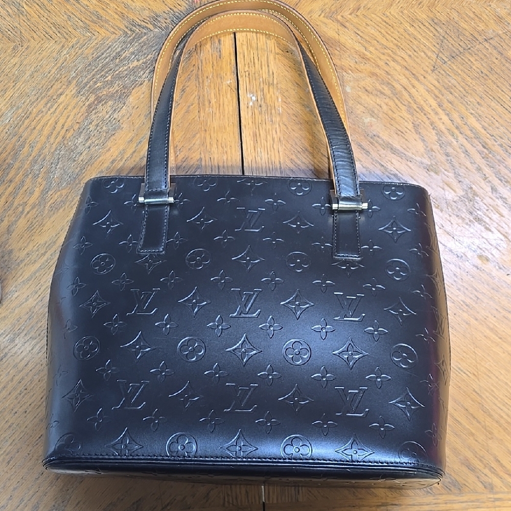 Louis Vuitton Black and Tan Women's Bag